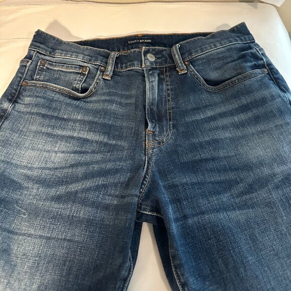Lucky Brand Men's 412 Athletic Slim Fit Jeans Size 31X32 Blue Comfort Stretch - Picture 2 of 11
